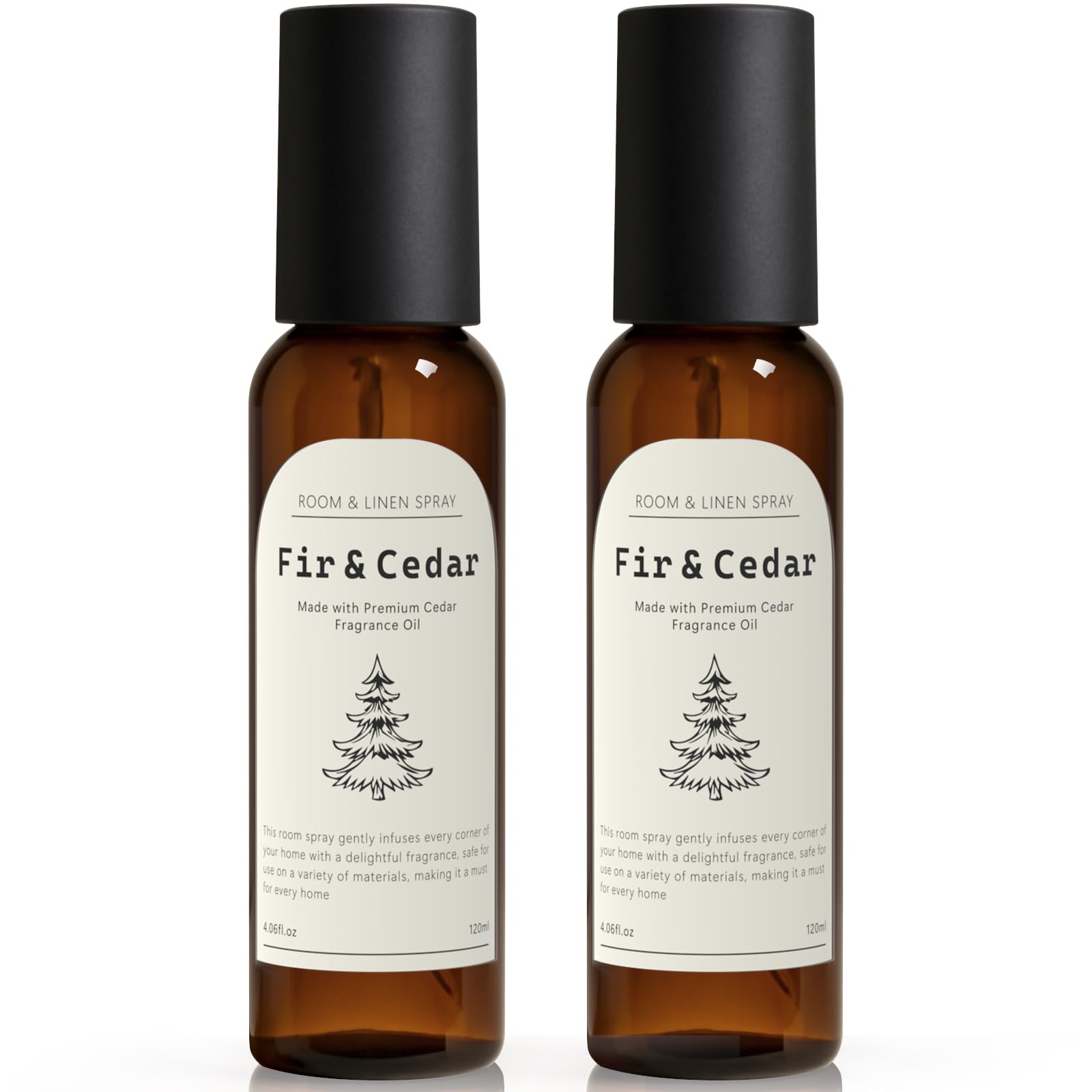 Fir &amp; Cedar Room Spray, Concentrated Room Spray for Home Fragrance, Long Lasting Air Fresheners for Home, Bedding, Fabrics, Odor Eliminator, 8.12 fl oz