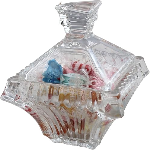 Miniatura 8 de Dependable Industries Inc. Azucarero de vidrio con tapa, perfecto para dulces, azúcar y cubos, adición esencial para café instantáneo a tu mesa de