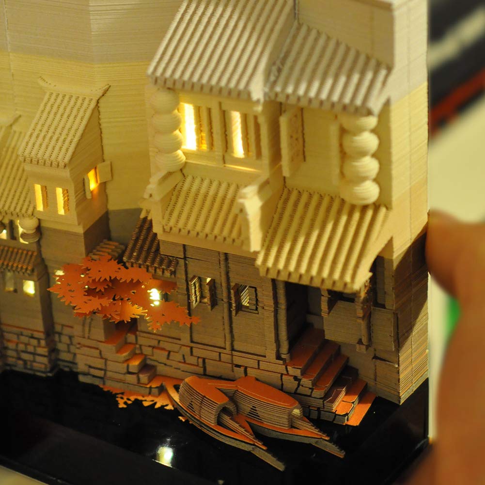 Note Paper Art Building Block 3D Notes Convenience Stickers Papers Card Craft Creative Postnotes, 1 szt., 160 arkuszy (7)