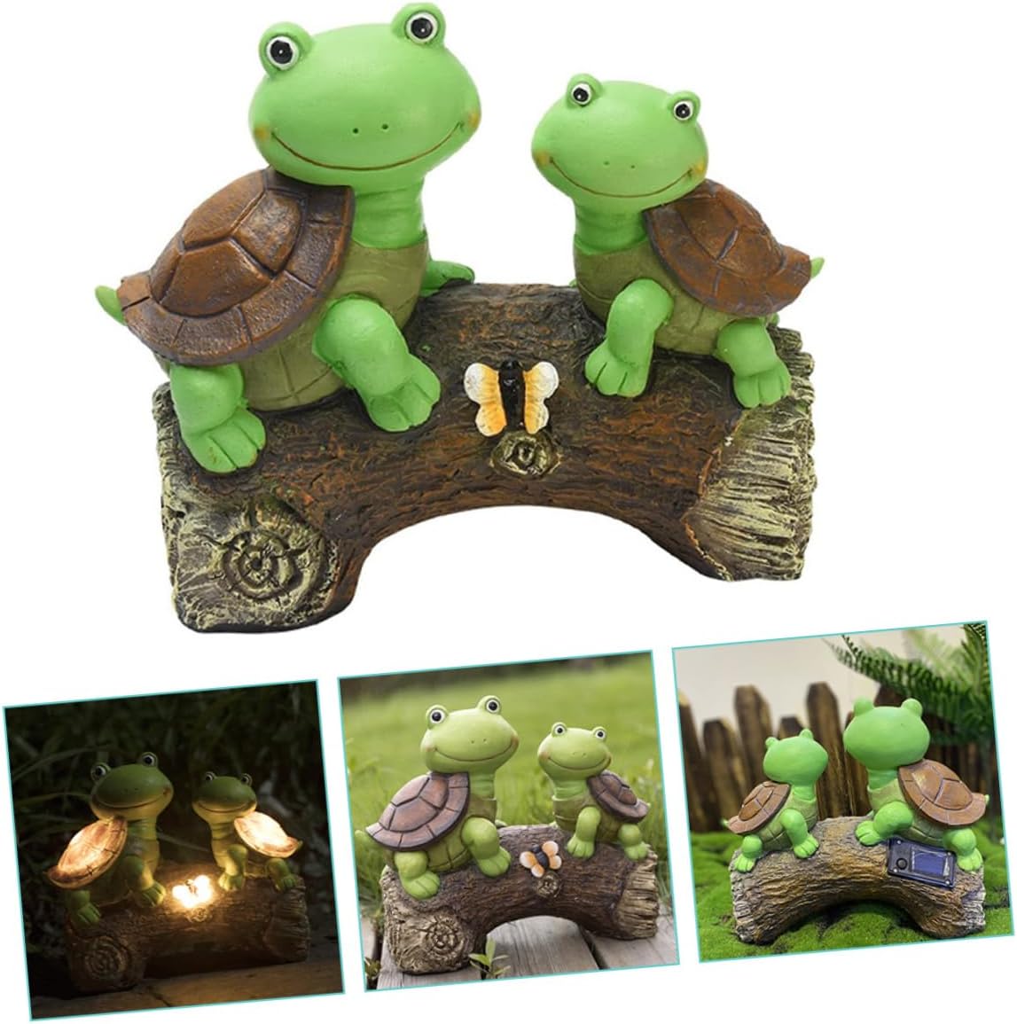 Solar Garden Light Turtle Figurine Waterproof Outdoor Decoration Colorful Snail Design for Lawn Patio and Yard Energy-Saving Solar Lamp