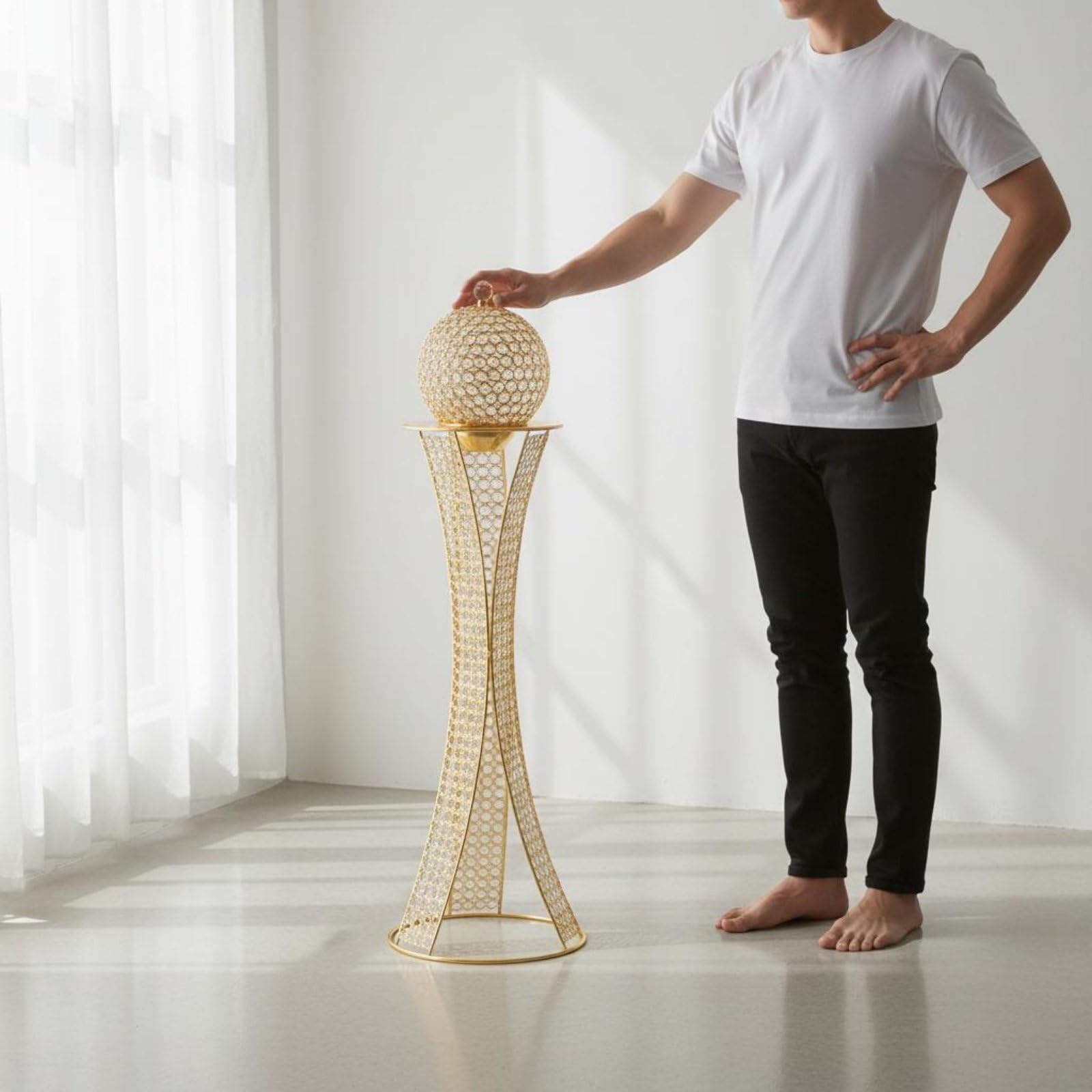 predolo Quemador de Carbón Estilo Europeo Chapado en Oro Soporte de Incienso Dorado Artesanía Exquisita Portaincienso para Iglesia, Dormitorio