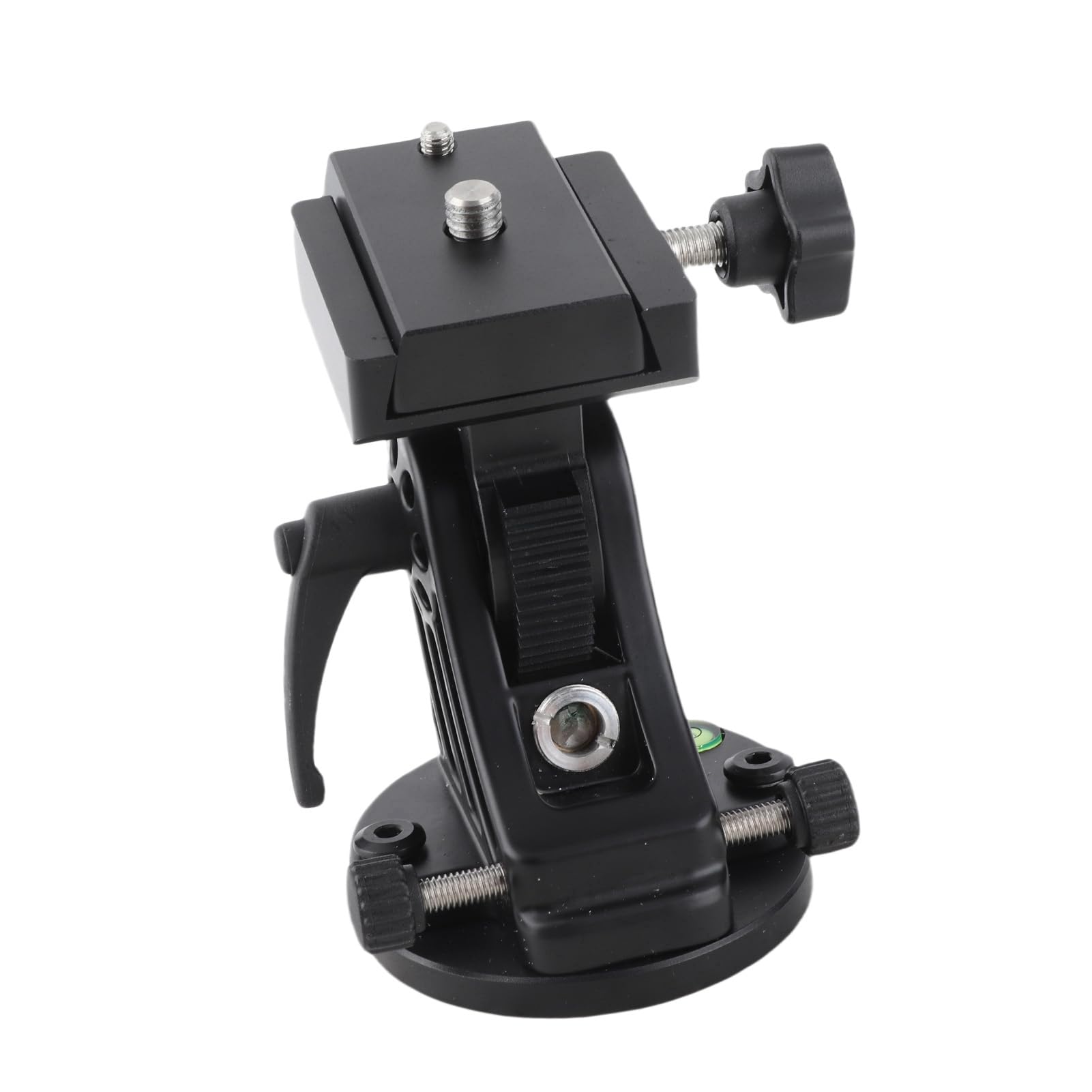 DSLR Night Sky Tracker Montura Ecuatorial, 0° (Horizontal) a 70° de Ajuste Accesorio de Cuña Ecuatorial con Rosca de 3/8 Pulgadas para Astrofotografía, Aleación de Aluminio,