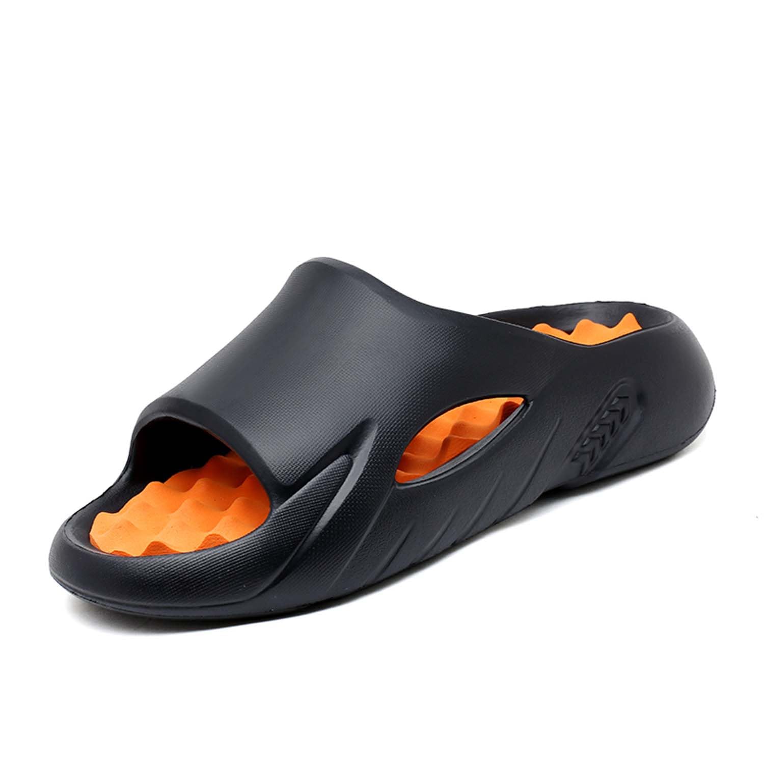 Men's Indoor/Outdoor Slippers Soft Thick-Sole Massage Insoles Bathing Pool Beach Garden Non-Slip Quick-Dry Sandals