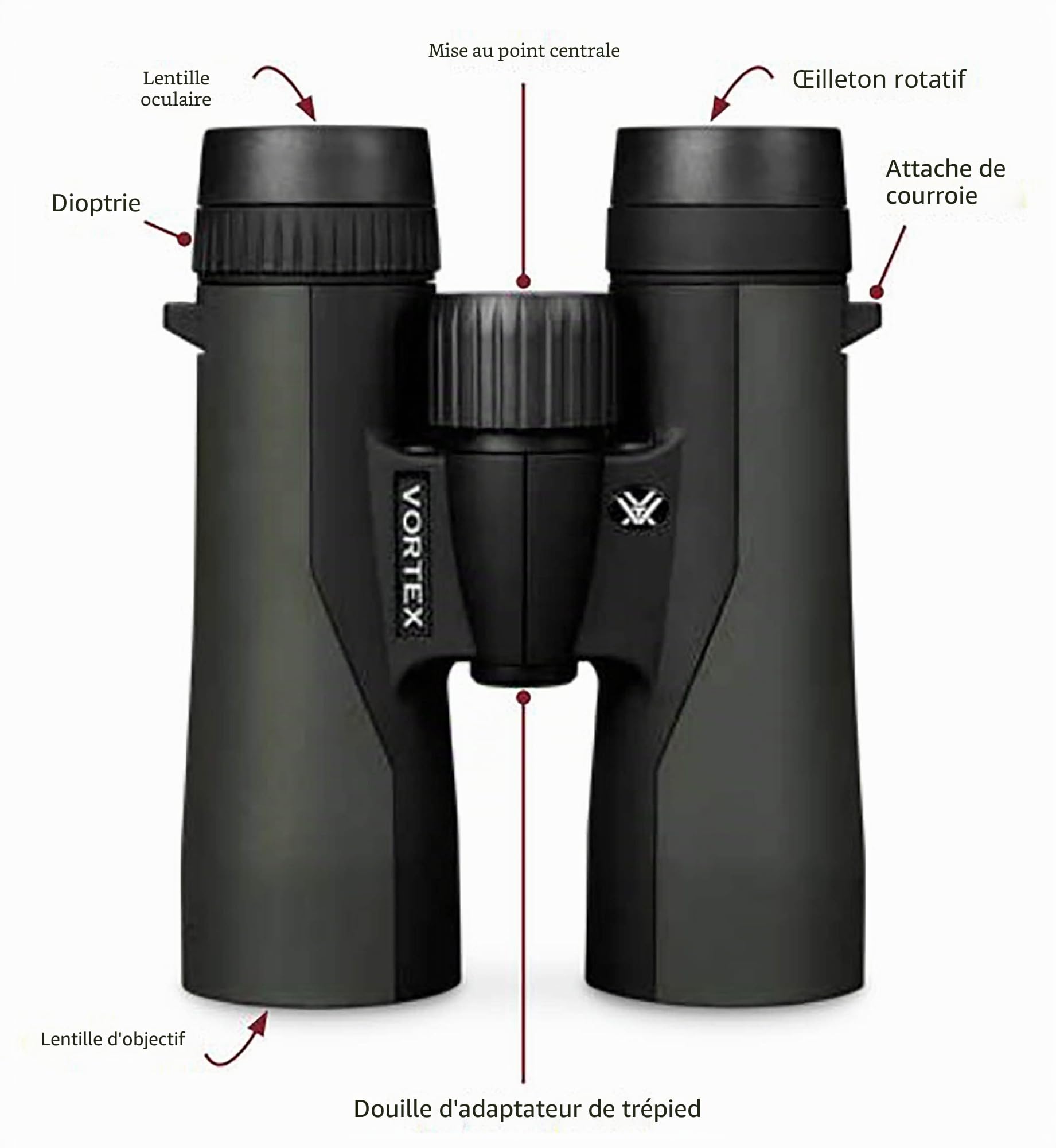 Vortex Optics Crossfire HD Jumelles 10x50