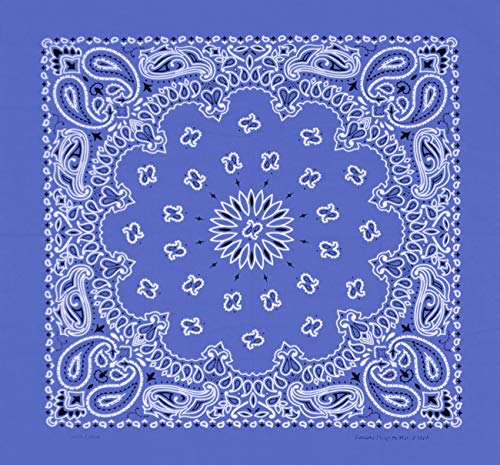 Mato & Hash 6PK DARK MIX CA4200 Large Bandanas 27 X 27 | Versatile Biker Rags | Classic Paisley Bandana Pattern,6 Pack,B.Copper/B.White/B.Red/Navy/Olive/Purple thumb #4