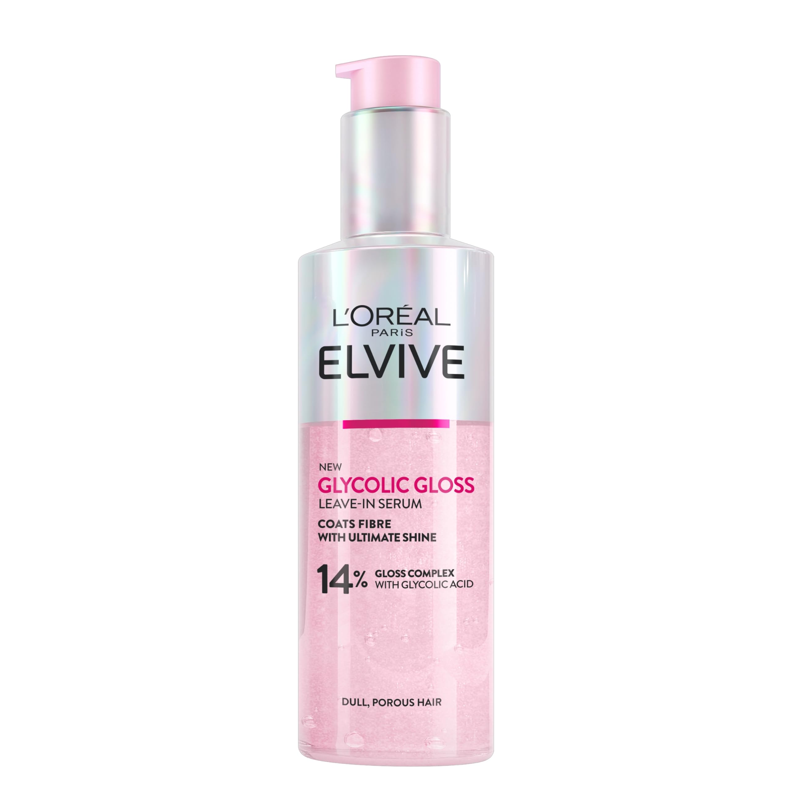 Debenhams Unisex Multi Elvive Glycolic Gloss Leave-In Serum For Dull Porous Hair 150Ml