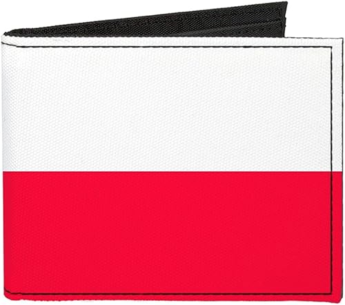 Buckle-Down Canvas Bi-fold Wallet-Poland Flag