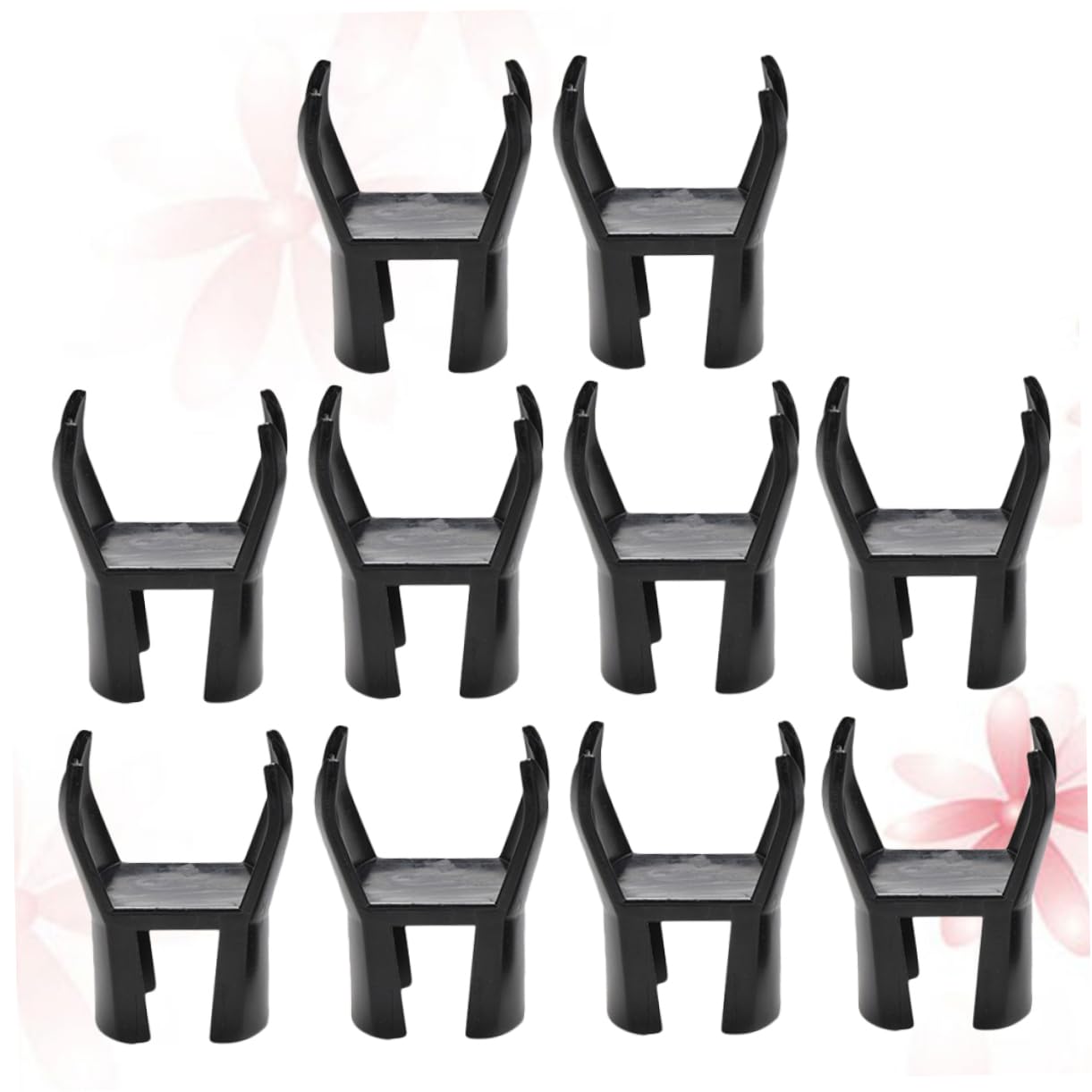 GOOHOCHY Golf Putter 10 Pcs Sucker Tool Easy to Attach Retriever Claw Golf Putter Gadget Black