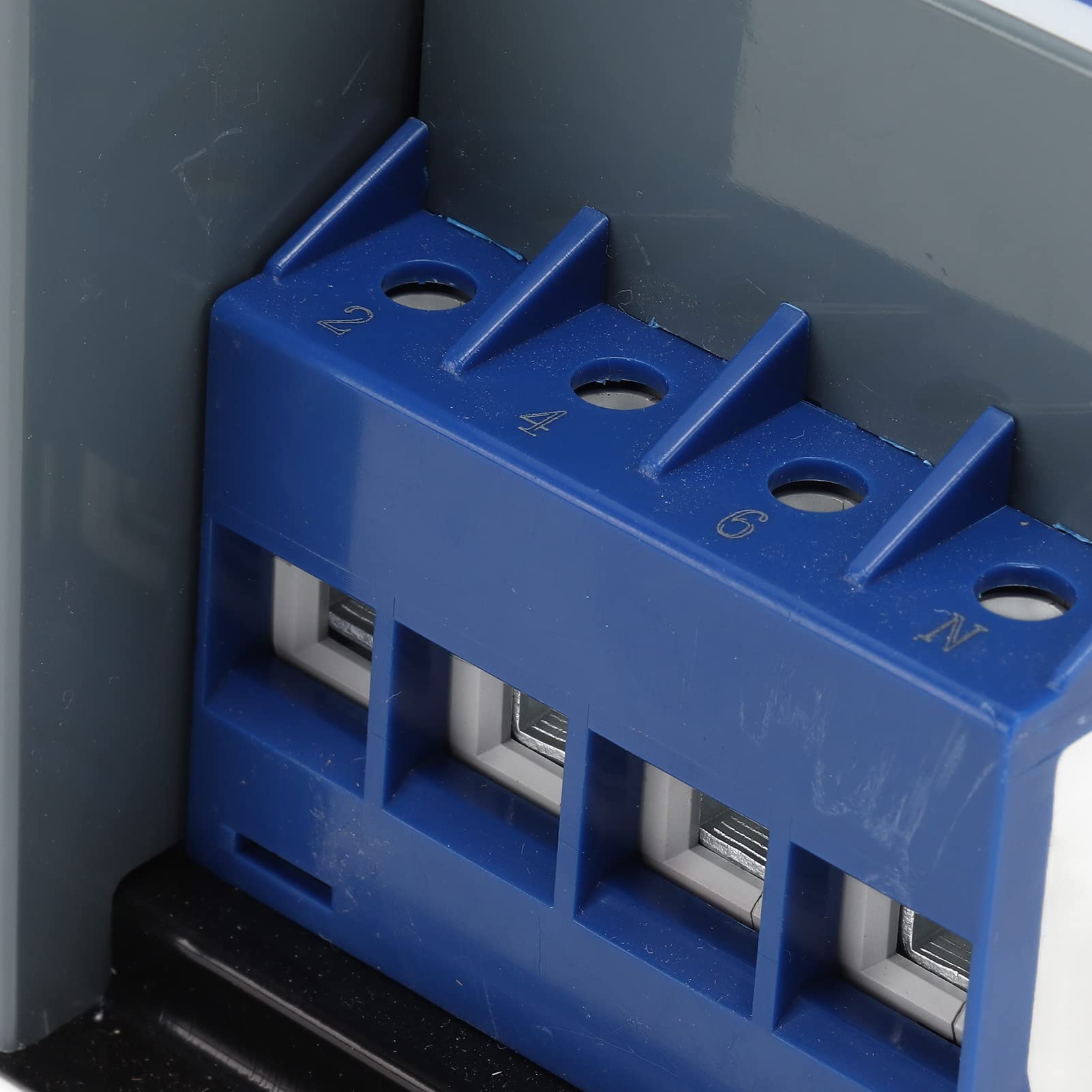Marhynchus Automatischer Dual-Power-Transferschalter, PC-Gehäuse-Umschalter, 4P AC400V Unter 3s Transfer-Überlastschutz 50 60Hz für die Bank-Stromverteilung (50A)