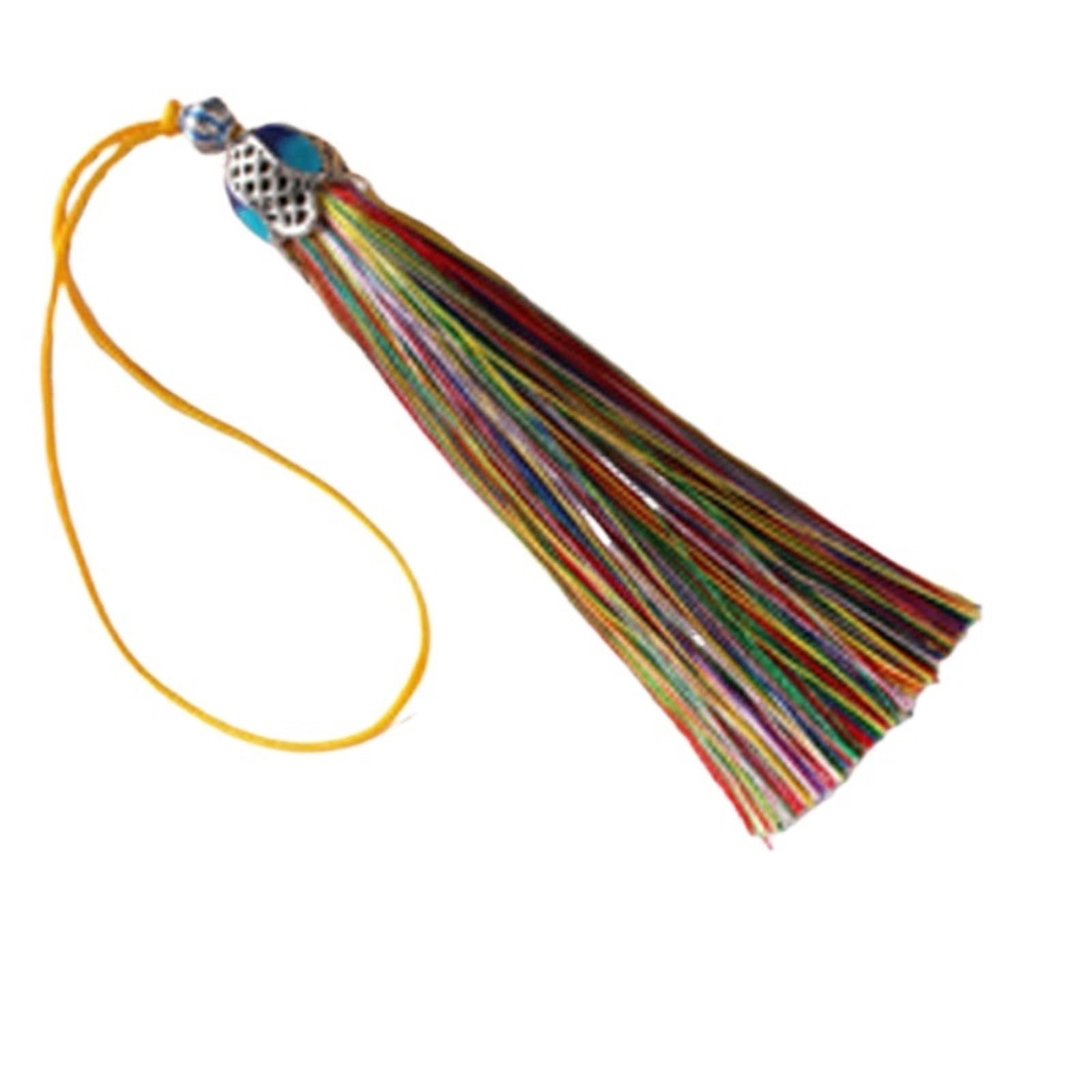Tassel Craft Floss, Fringe Tassel Craft Keychain Multicolor(Color 10)