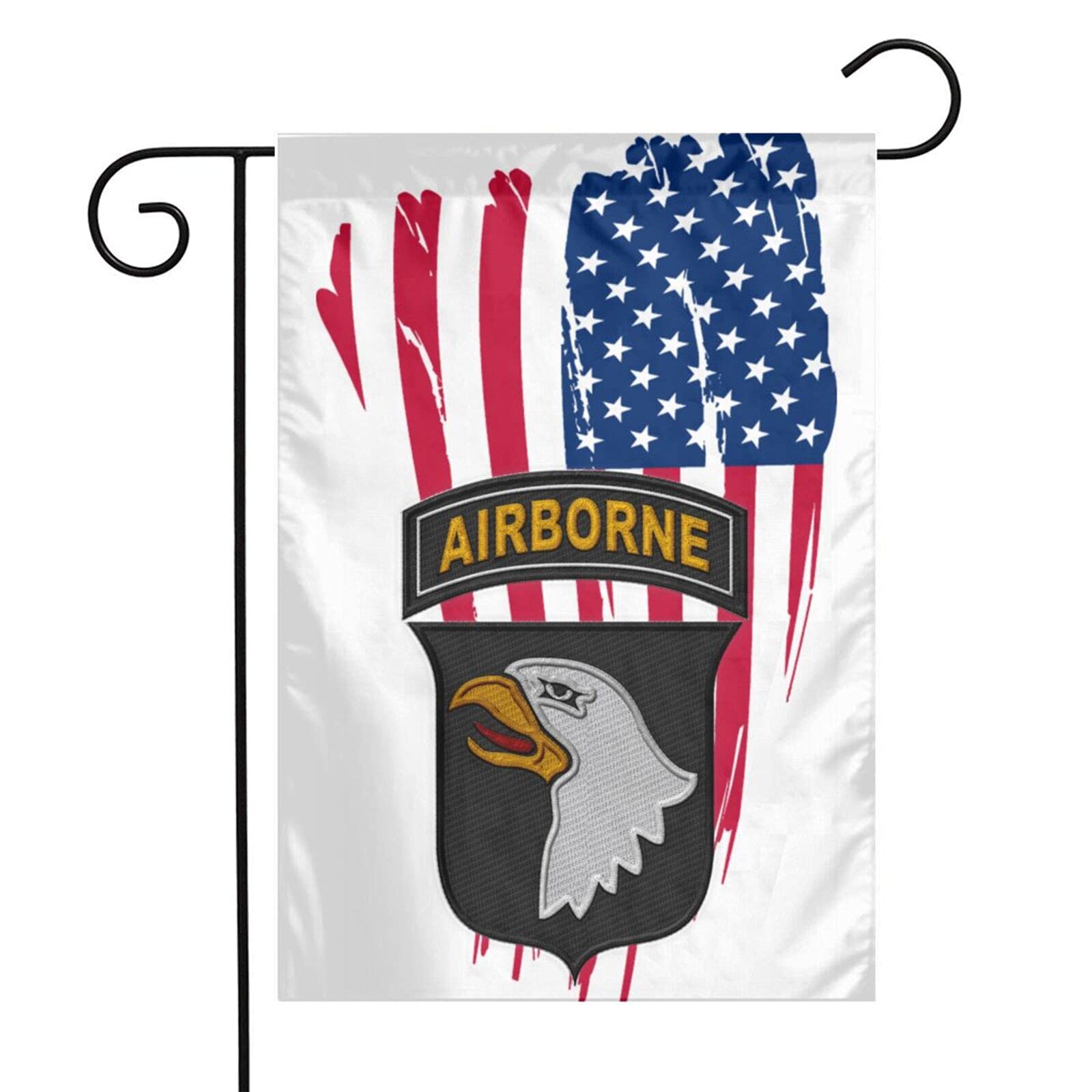 Us Army 101st Airborne Logo Garden Flag 12*18 With Unique Theme.