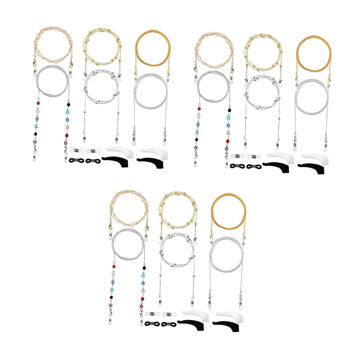 VALICLUD Cadena de máscara de cadena para gafas cuerdas para anteojos gafas de sol de moda cordón para gafas Cordón para anteojos cadenas de gafas de moda cadenas de anteojos cobre