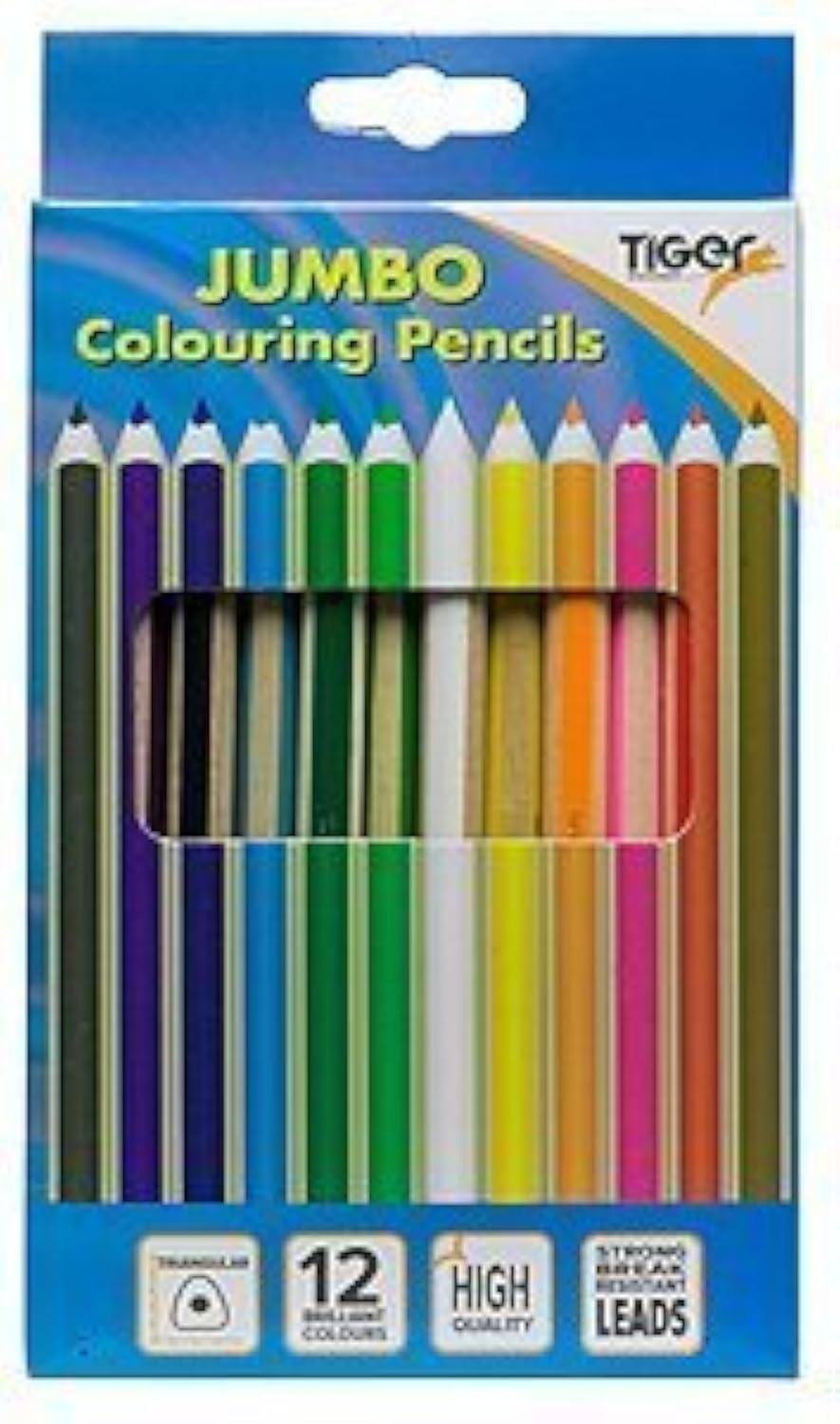 Matita Gigante In Legno Jumbo 35 Cm - Matitona Colorata Con Gomma - Cancelleria Divertente Per Bambini E Scuola - 2