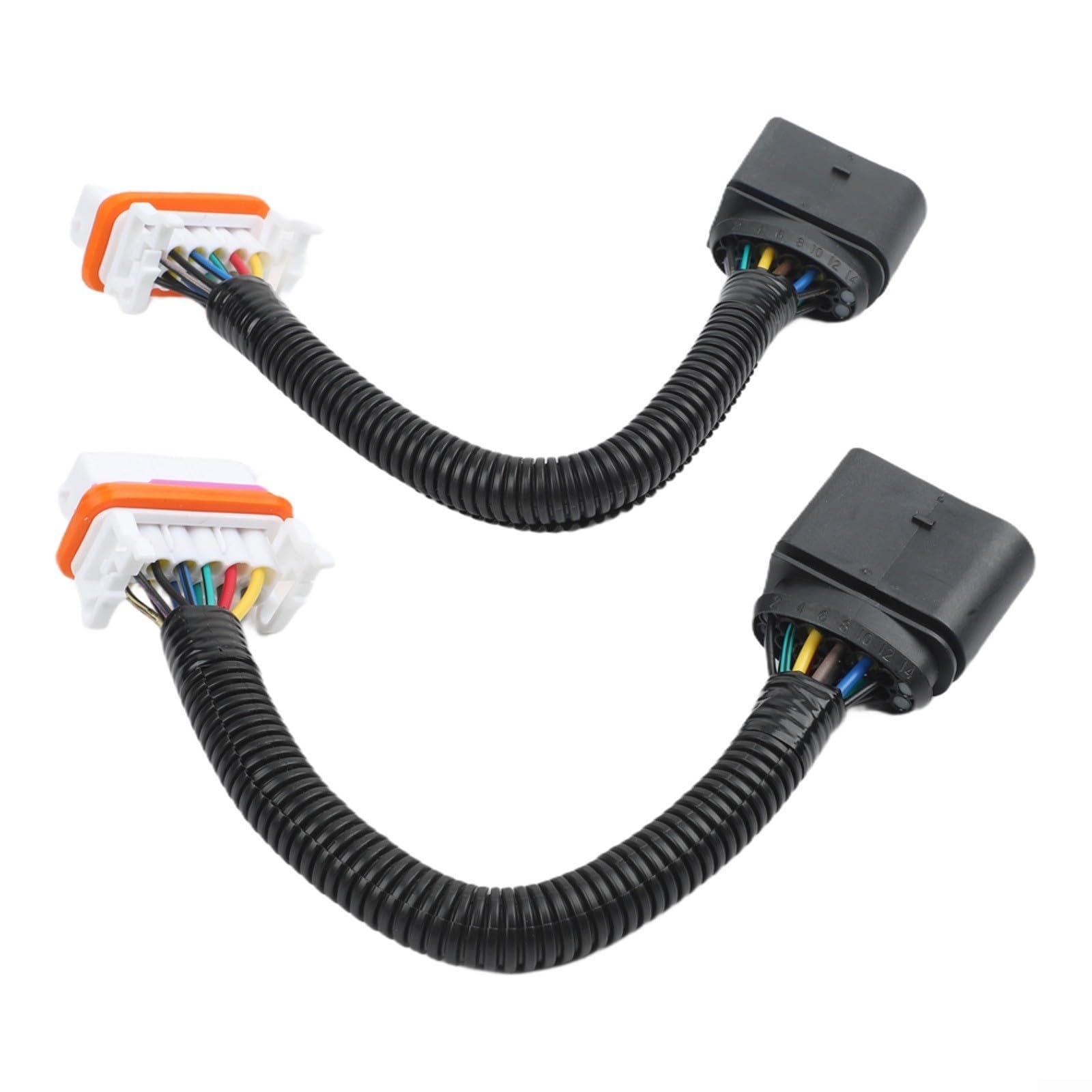 2 adattatori per cablaggio per fari TOUAREG 2004-2007, ricambio 7L6971071A, connettore in plastica per una facile installazione