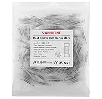 Vista 10 de Conectores de empalme termorretráctiles, 200 piezas 22-16 AWG rojos aislados impermeables, conectores de cable eléctrico automotriz grado marino