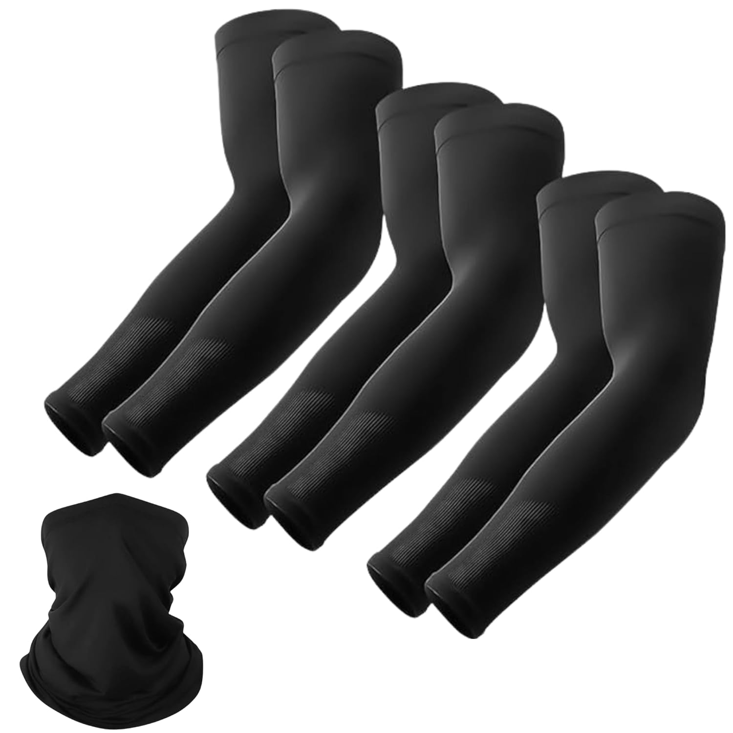 UV Sun Protection Combo Pack of 3/2/1 – Arm Sleeves & Face Mask for Men & Women – Hand Cover for Running, Outdoor, Sports, Bike Riding – Summer Accessories, New Riding Gloves, Free Size UV Sun Protection Combo Pack of 3/2/1 – Arm Sleeves & Face Mask for Men & Women – Hand Cover for Running, Outdoor, Sports, Bike Riding – Summer Accessories, New Riding Gloves, Free Size