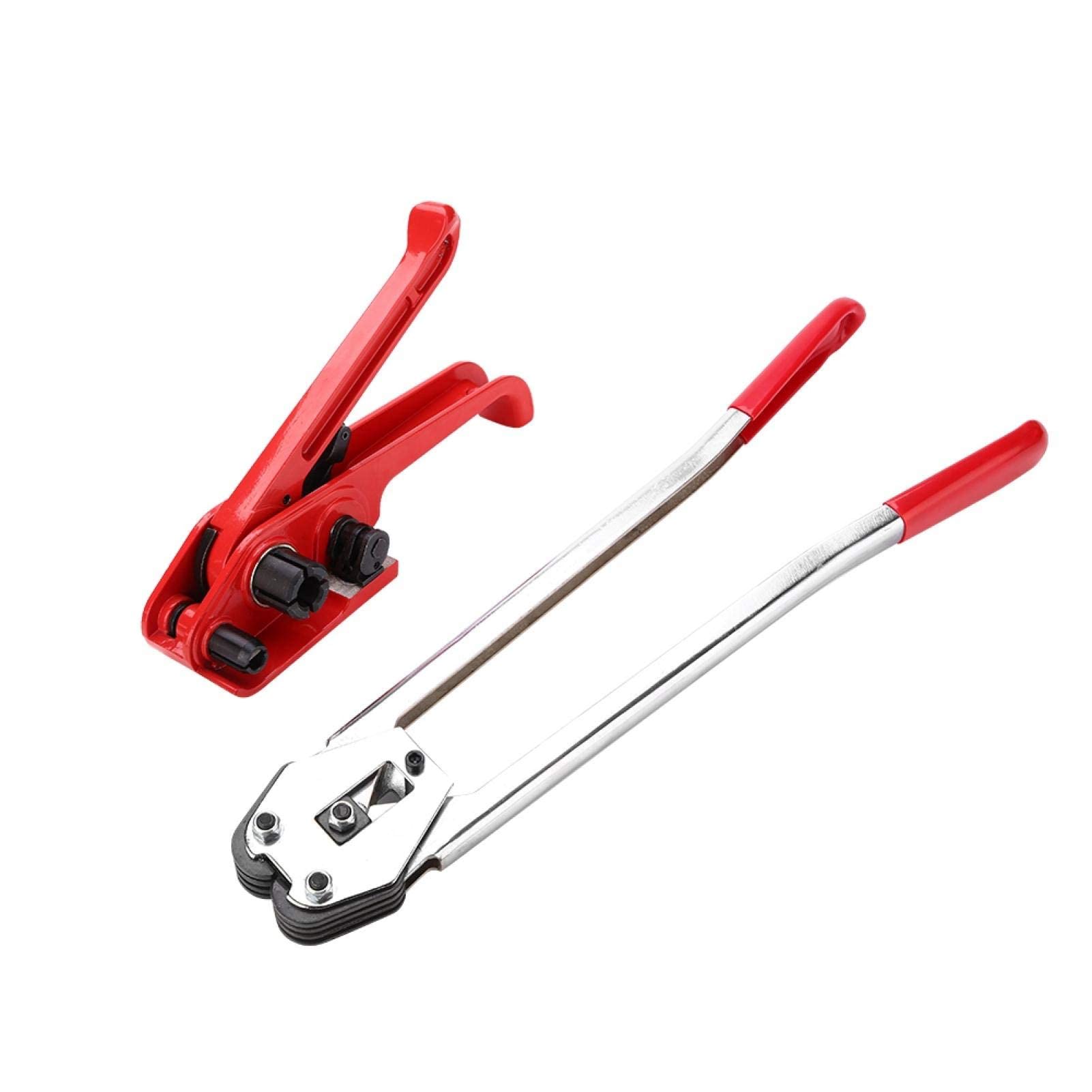 Tenditore per reggette Manuale Tenditore e sigillante per reggette in plastica PP/Pet Set di Strumenti per imballaggio e sigillatura di reggette manuali