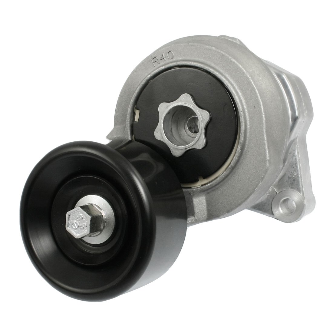 Ruilogod Coche Auto Agua Bomba alternador Tensor de la polea 31170-R40-A11