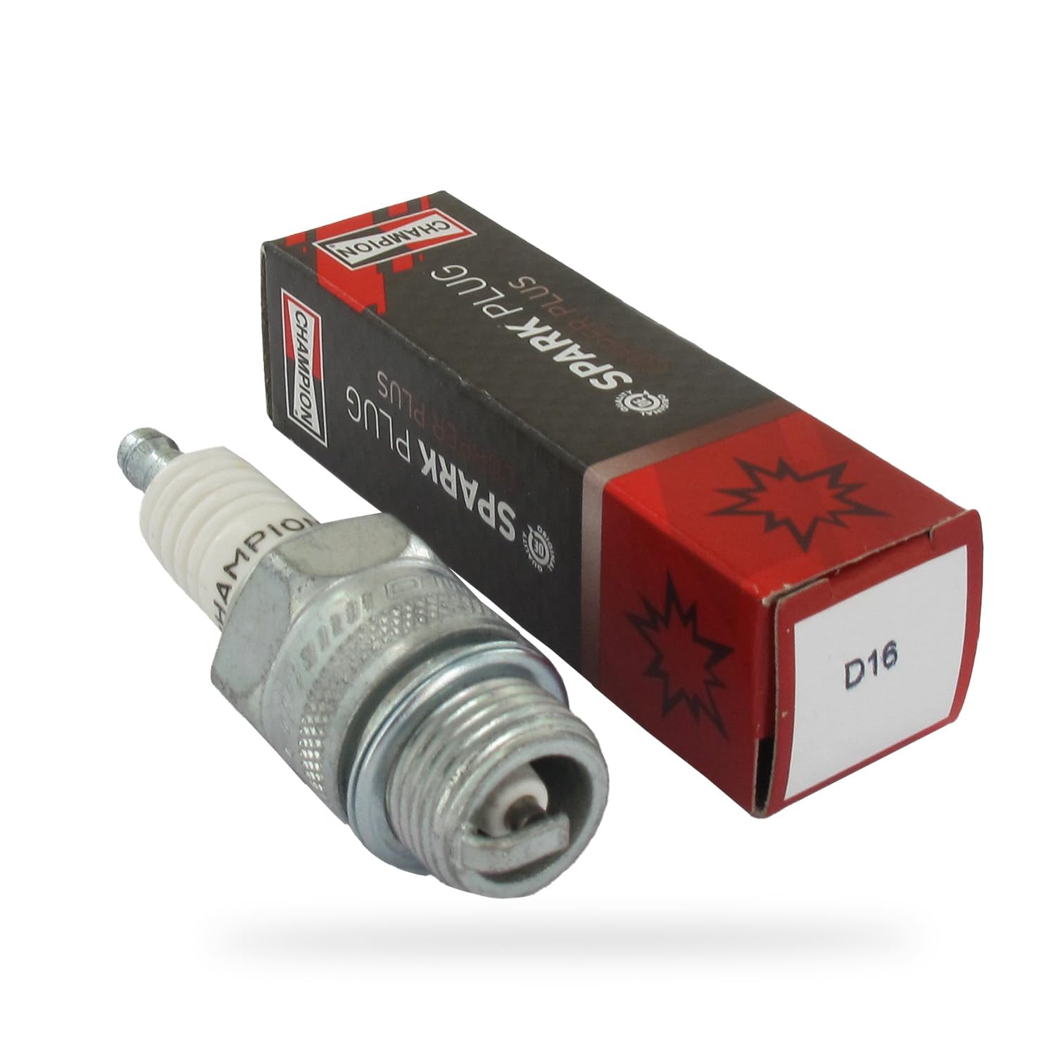 Champion Champion D16 Spark Plug - Durable & Reliable - High Quality - Equivalent to NGK AB6, NGAB6