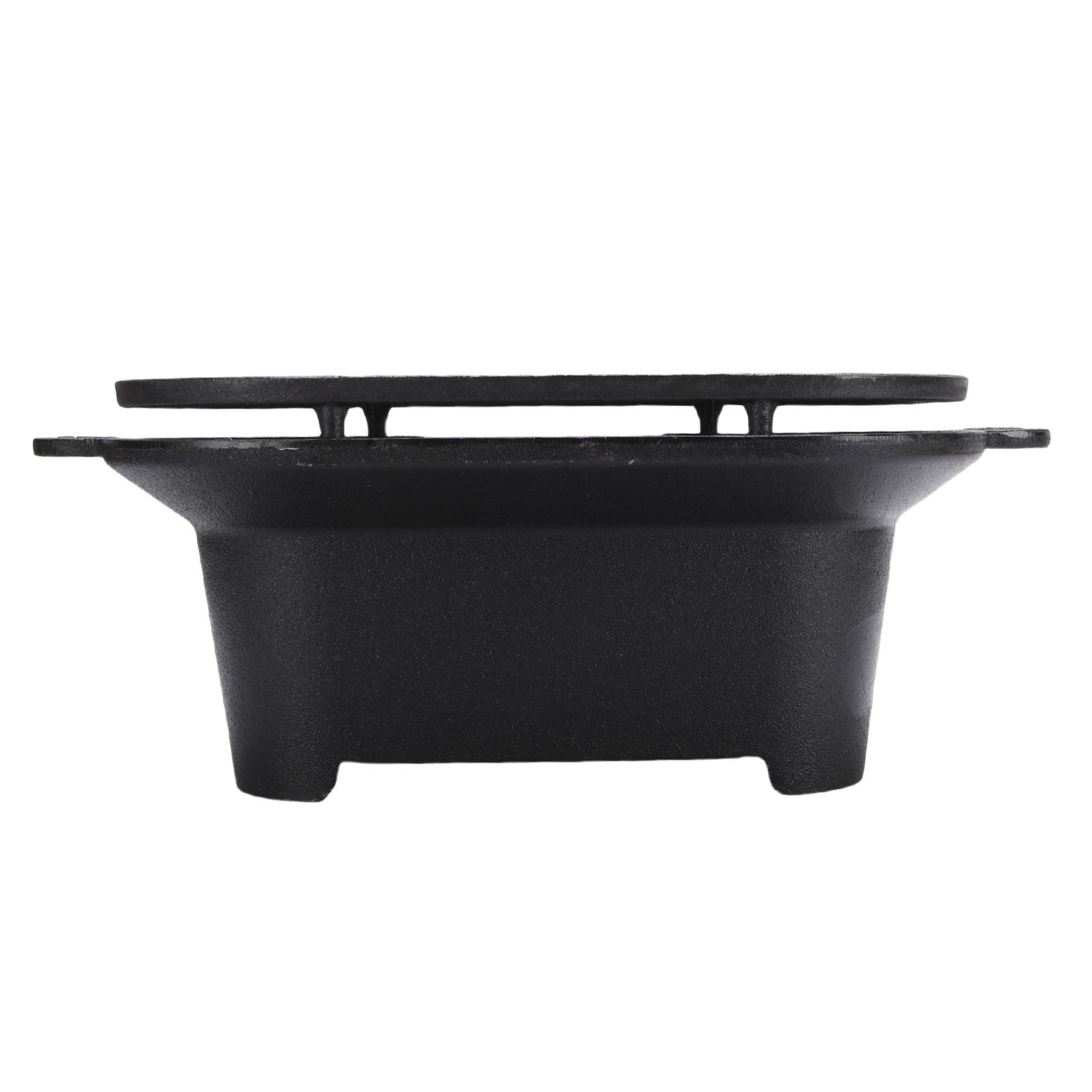 Griglia a Carbone Hibachi Giapponese Griglia in Ghisa Piccola Stufa Hibachi Portatile Calore a Lunga Durata per Barbecue Picnic Cortili da Tavolo Compatto