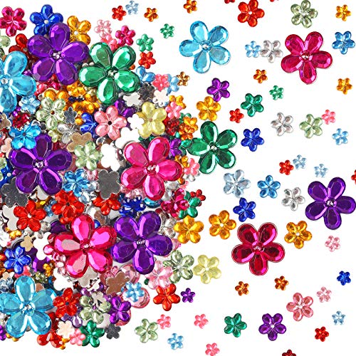 YYCRAFT 200 Filzblumen Mix Farben – 3,8 Cm, DIY Basteln, Für Scrapbooking, Kleidung, Deko