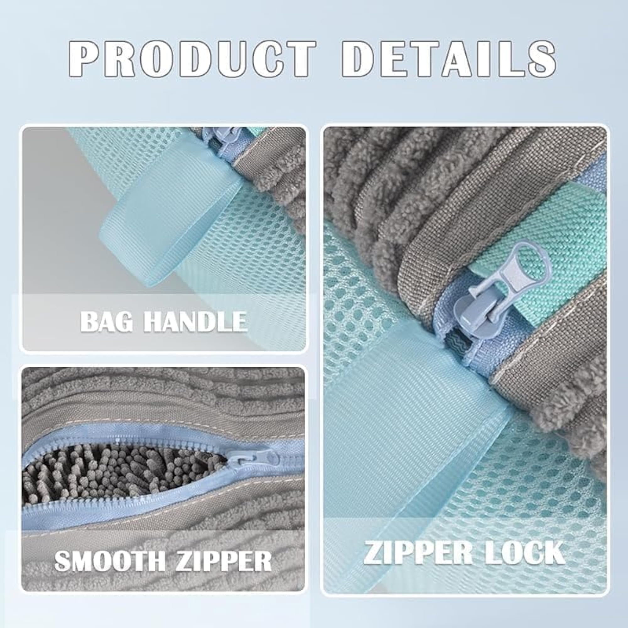 Plush Protective Washer & Dryer Bag for Sneakers