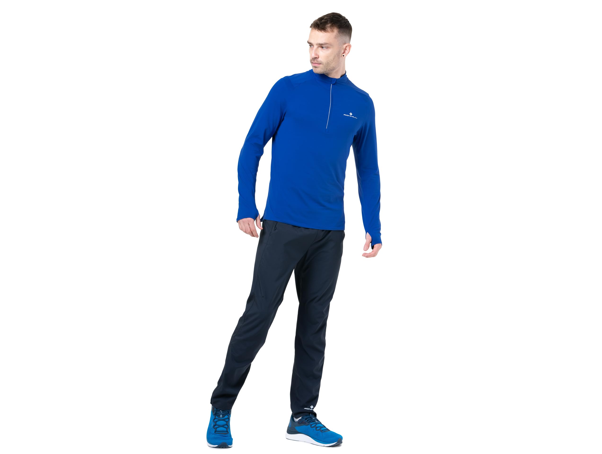 Ronhill Running, Men's Core Session Trackster, Black/Bright White, M
