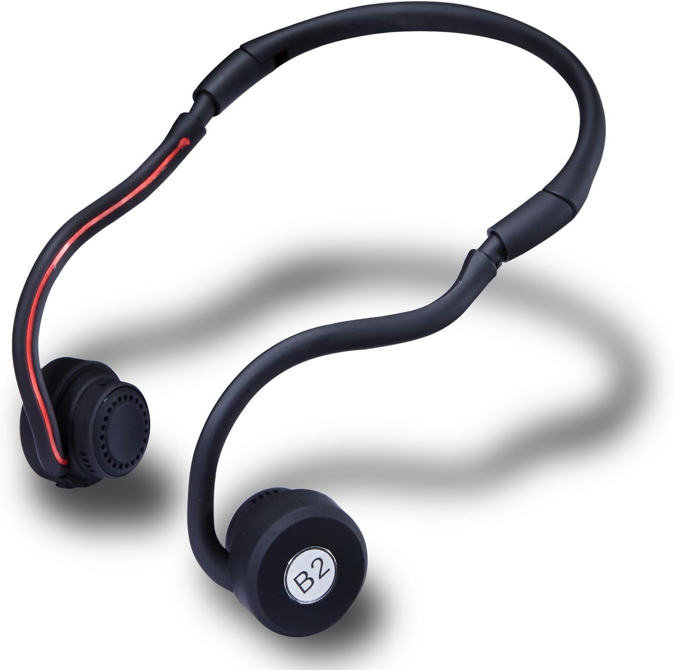 Open Ear Wireless Bone Conduction Headphones, Bluetooth V4.2 Earphones Wireless Sports Headset Built-in Mic Sweatproof for iPhone, Android, All Other Bluetooth Enabled Devices