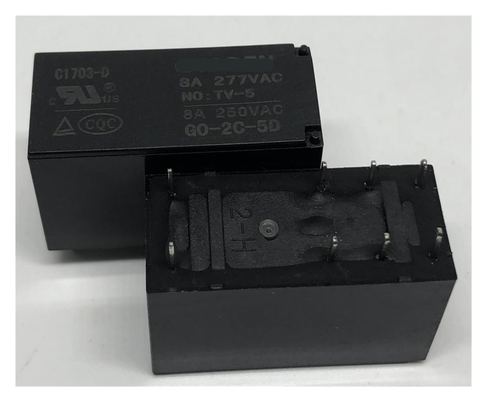 Relais de puissance GO-2C-5D mini contacteur 8 broches 5V DC - 4