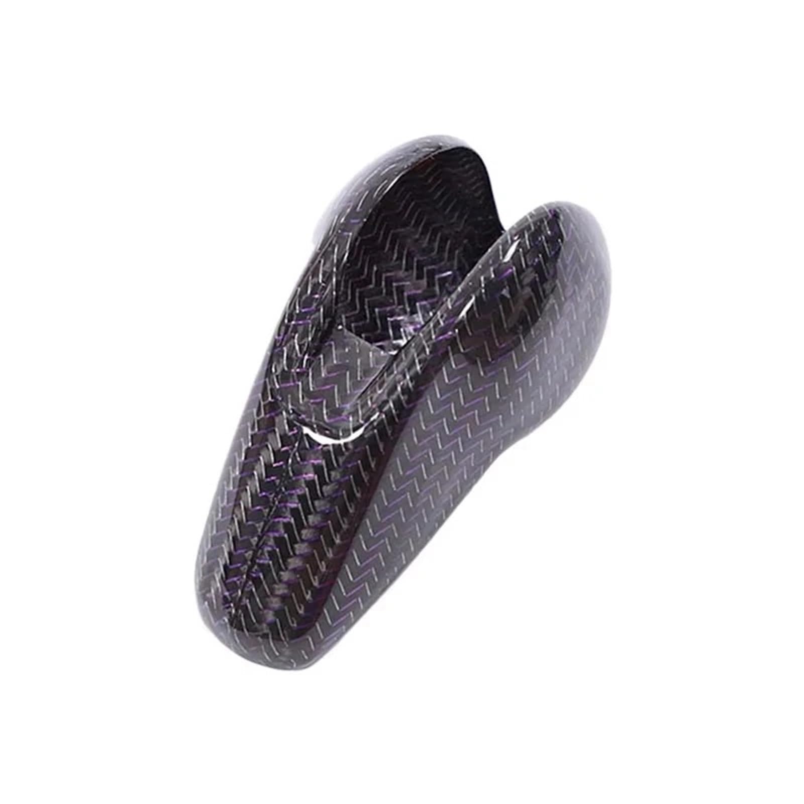 DWTNMEX Gear Shift Knob for MACAN for 718 911 for Panamera for Cayman for Boxster 2009-2021 Real Carbon Fiber Car Gear Shift Head Cover Trim(Jinshi Purple)
