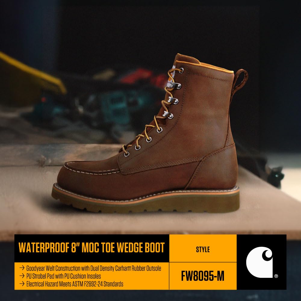 Carhartt Mężczyźni Waterproof Moc Toe Wedge BootButy za kostkę