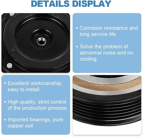 Vista 90 de ECCPP Embrague del compresor de la CA 2003-2008 para el embrague de la CA de Toyota Matrix Corolla 1.8L