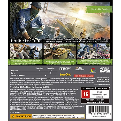 Watch Dogs 2 - Xbox One