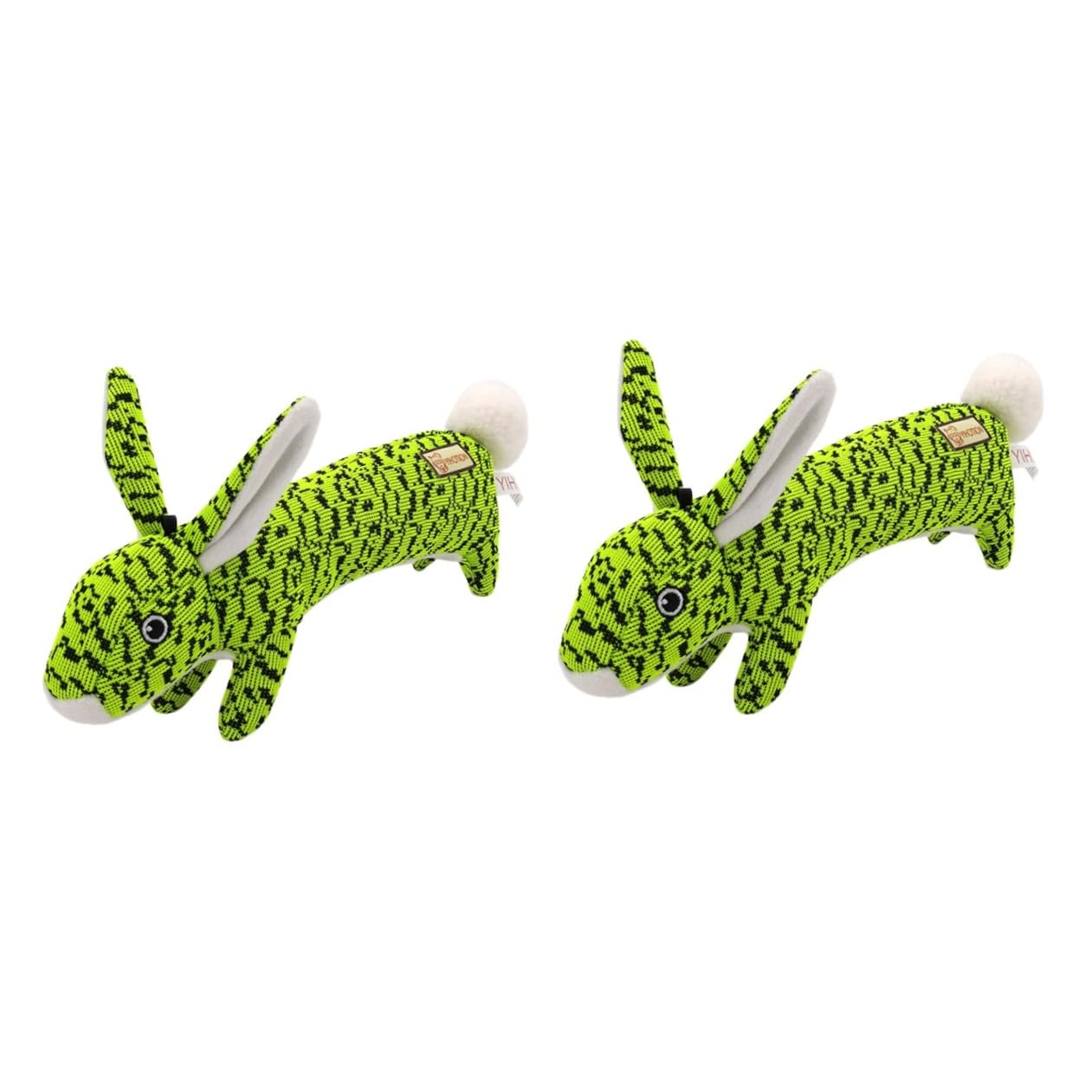 Toyvian Juguetes para Mascotas 2 Piezas Juguetes para Masticar Juguete Chirriante para Perros Tejido De Mosca Mascota Gafas De Fiesta