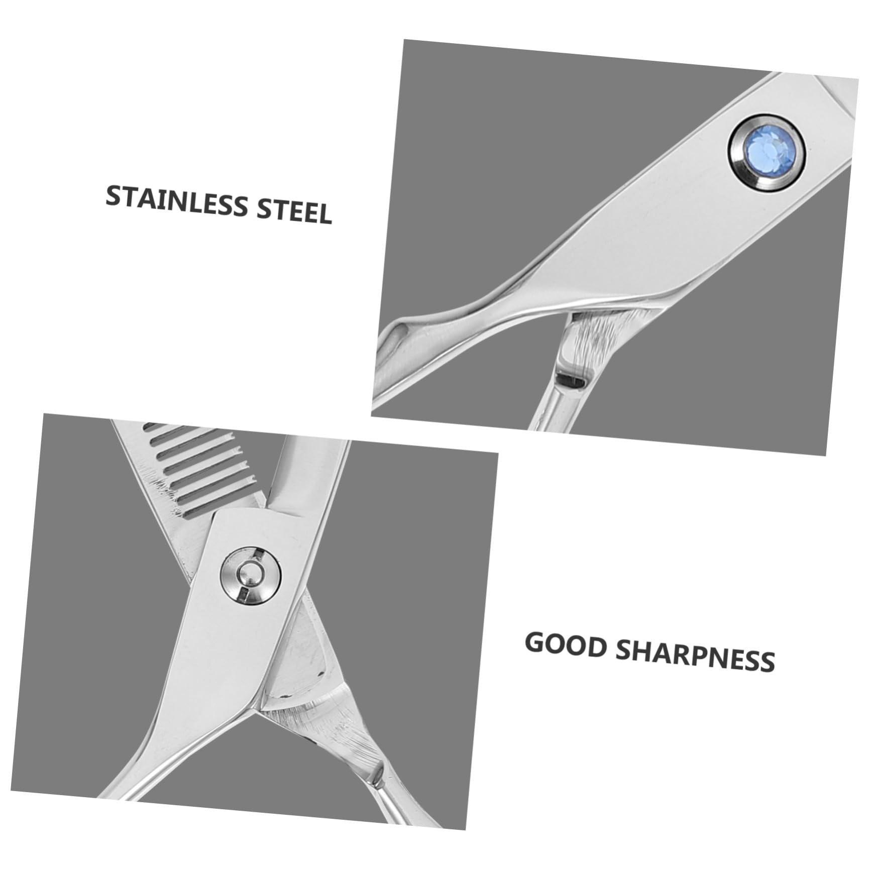Acier Inoxydable Ciseaux de Coiffure 2 Pièces pour Gauchers