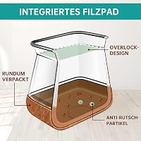 PISAO Szövetbetétes Szék Lábvédő Sapka 32 db, Parketta Védelmi Kupak 38-43 mm 5