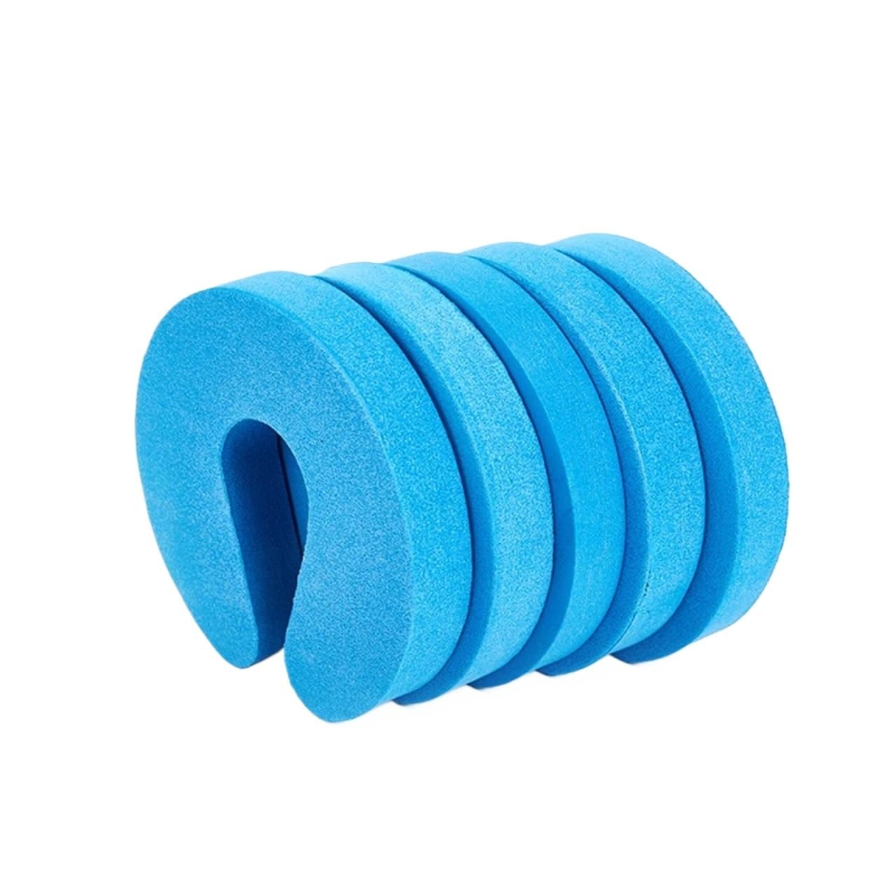 50Pcs Soft Foam Door Stopper Protection Safety Keeps Doors from Slamming Prevents Finger Pinch Injuries Protector(Blue)