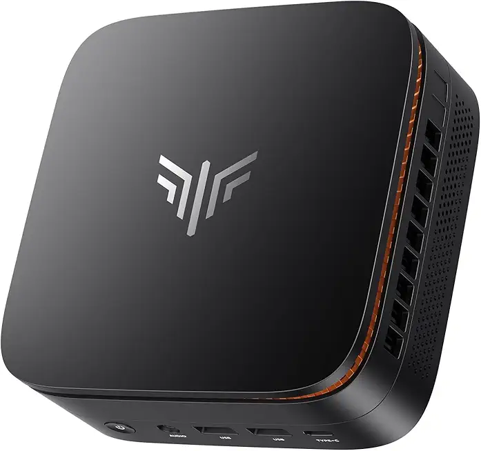 KAMRUI Pinova P1 Mini PC Computer, AMD Ryzen 3300U Processor, 16GB DDR4 RAM 256GB M.2 SSD, Mini Desktop Computer Support Triple 4K, USB-C, WiFi, Bluetooth, Ethernet, HTPC for Business, Education, Home