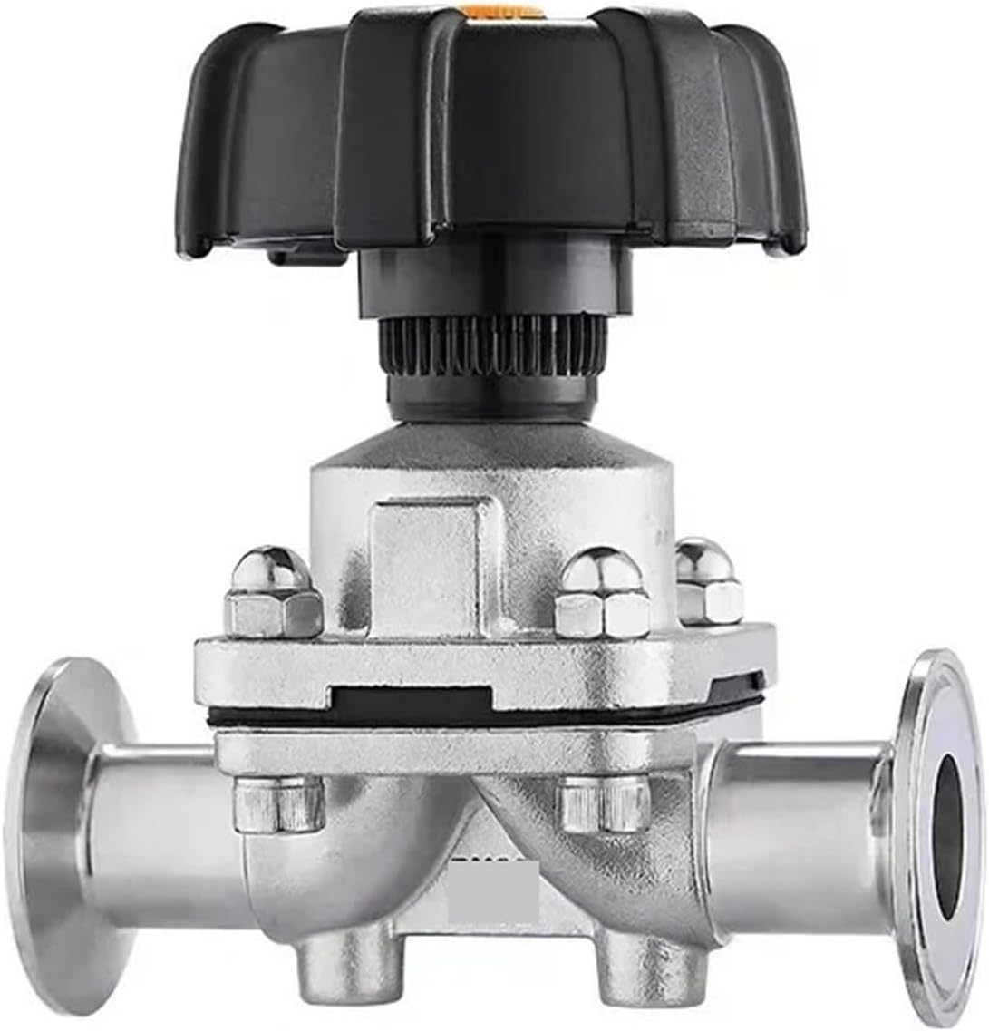 Quick Install Diaphragm Valve, Stainless Steel 316L Tri-Clamp OD 50.5mm(20mm)