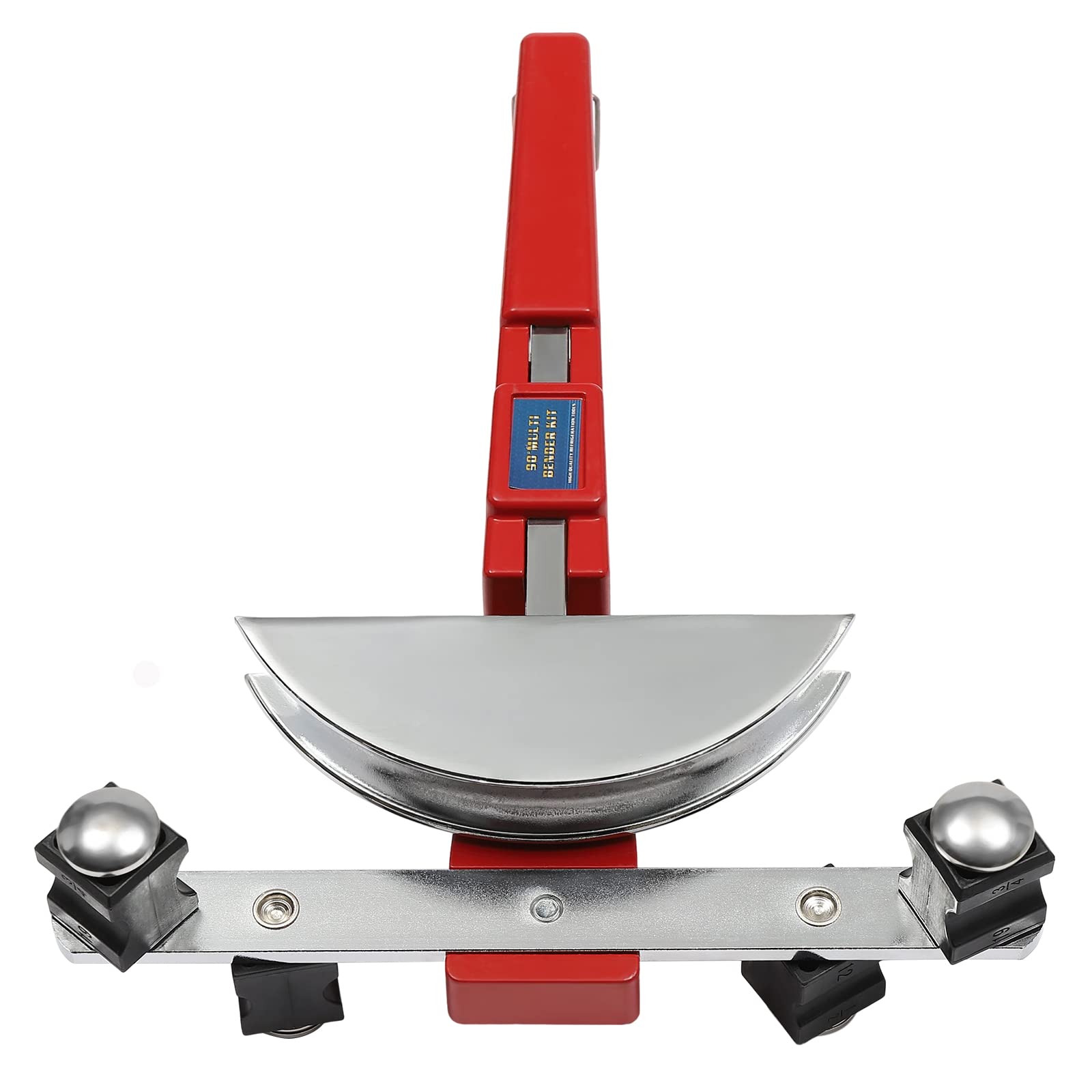 Curvatrice manuale per tubi piegatubi multistrato con 7 gomiti curvi e valia,Curvatubi tubo di rame 0-90°,Per tubo di rame curvo, tubo di alluminio, tubo in acciaio inossidabile