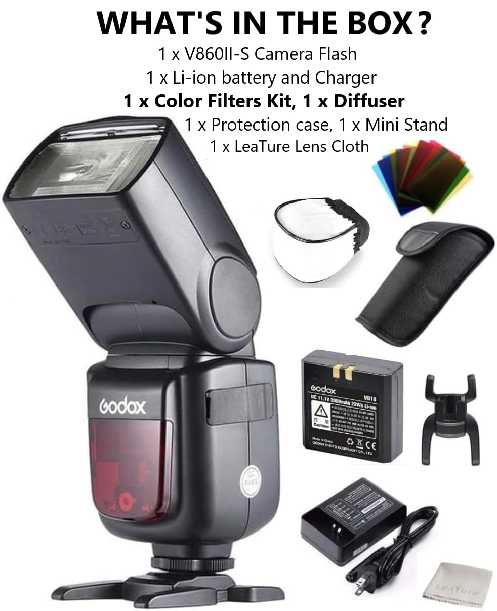 Amazon.com : Godox Ving V860II-S 2.4G HSS 1/8000 TTL Li-on