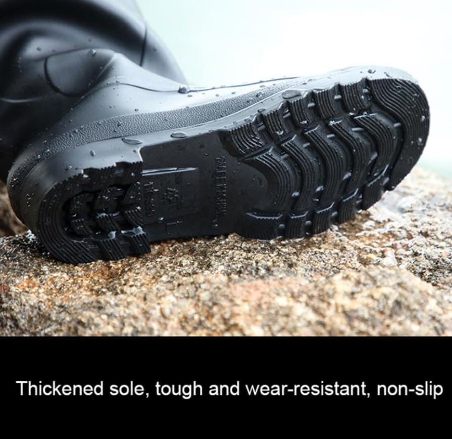 Waders da Petto, Waders da Caccia e Pesca con Stivali per Uomo e Donna, Wader Impermeabili con Stivale per Caccia e Pesca a Mosca
