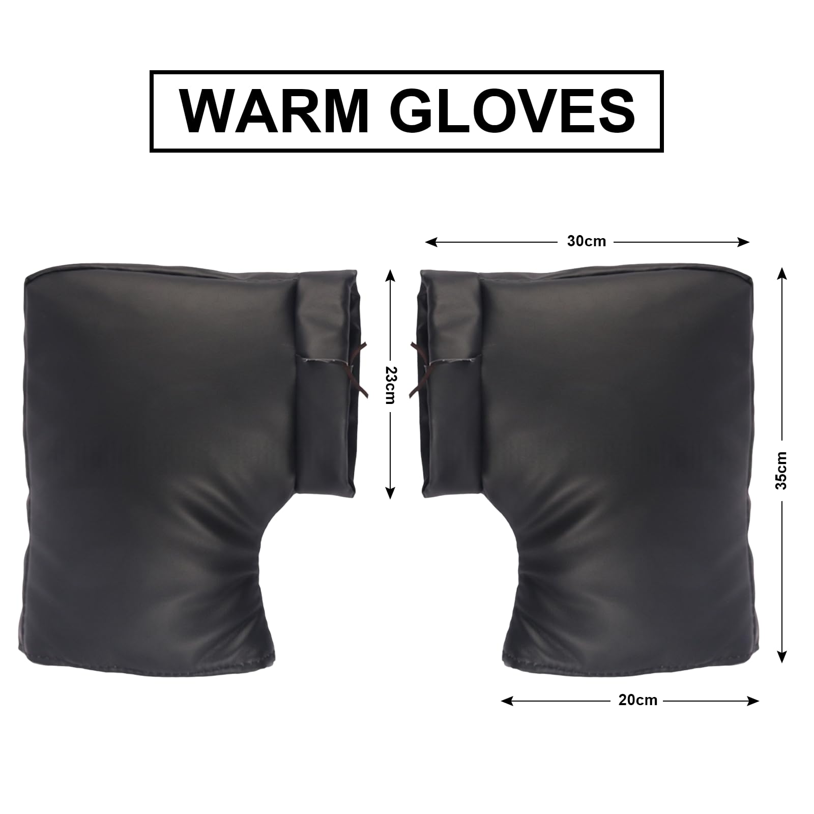 Couvre Jambe Scooter, Protection Tablier Couvre Jambe Scooter avec Gants de Guidon, Tablier Scooter Epais Universel Imperméable, Housse de Jambe de Scooter avec Manchon de Guidon(PU)