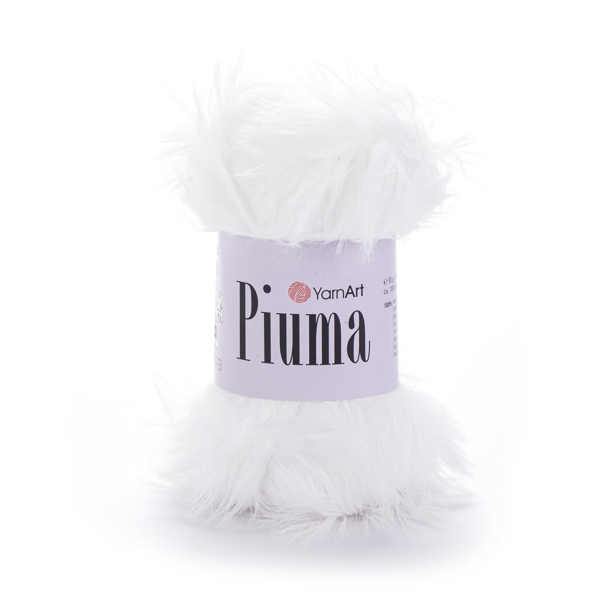 Amazon.com: YarnArt Piuma Eyelash Soft Polyester Knitting Yarn