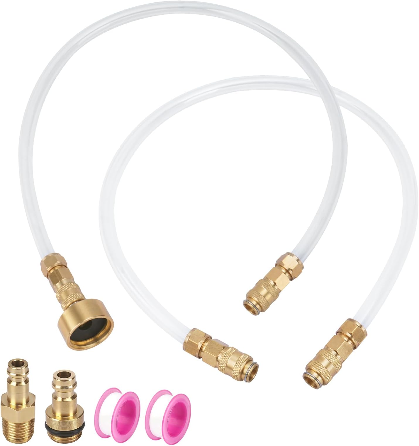 Hydraulic Steering Bleed Kit 21.6” – Upgraded Steering Hydraulic Kit Compatible with SeaStar Systems, Boat Steering Refill & Bleeding Tool with Seals for Outboard, Inboard & Sterndrive Boats