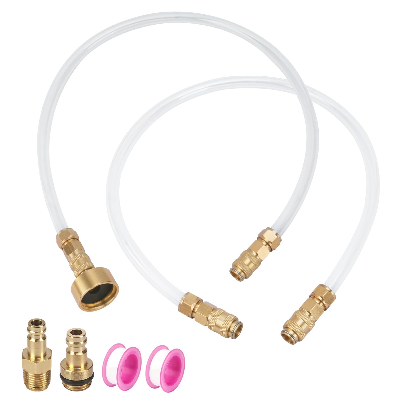 Hydraulic Steering Bleed Kit 21.6” – Upgraded Steering Hydraulic Kit Compatible with SeaStar Systems, Boat Steering Refill & Bleeding Tool with Seals for Outboard, Inboard & Sterndrive Boats