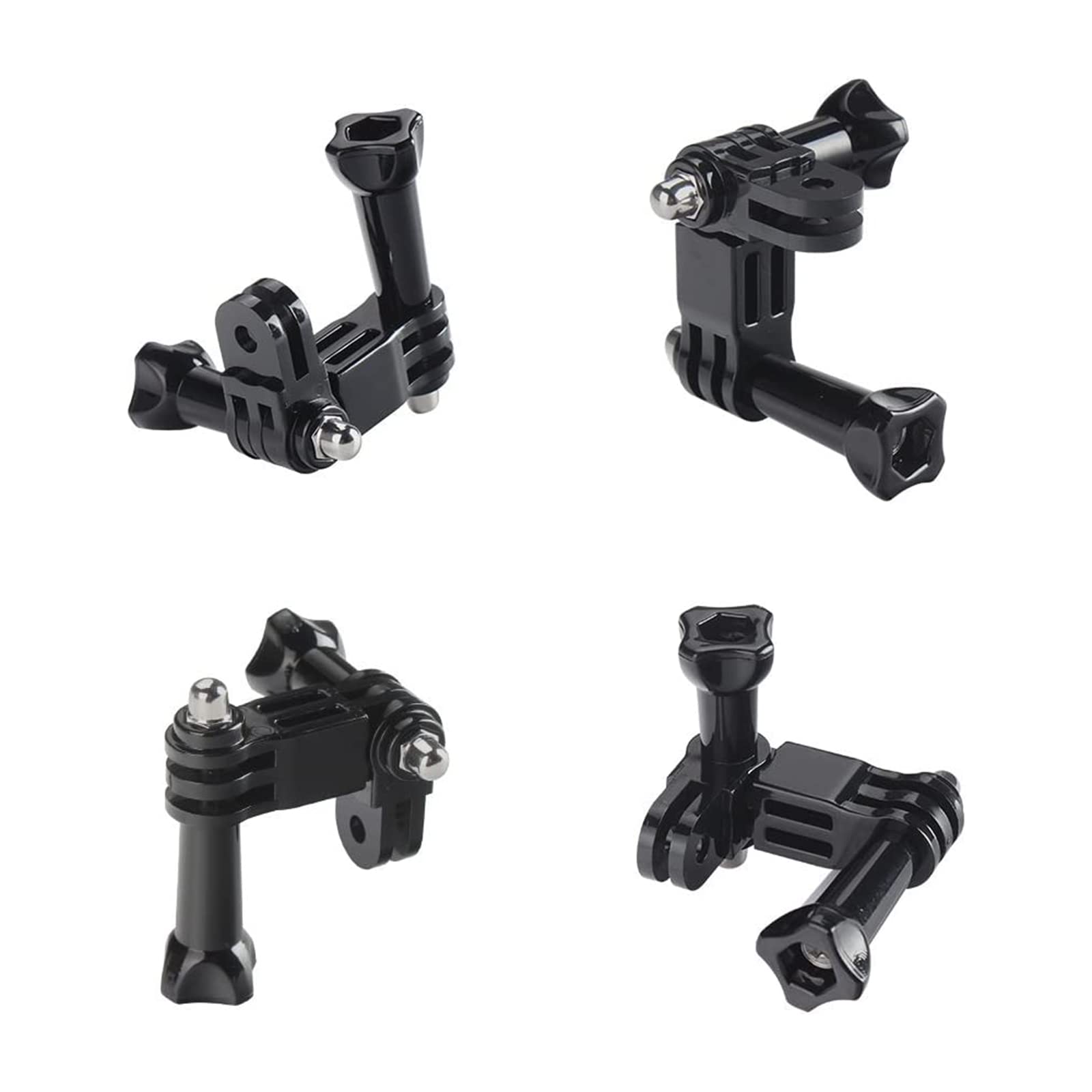 HSU Braccio di Estensione per GoPro, Supporti di Casco in Lega di Alluminio per Videocamera Hero 12/11/10/9/8/7/6/5/4/3