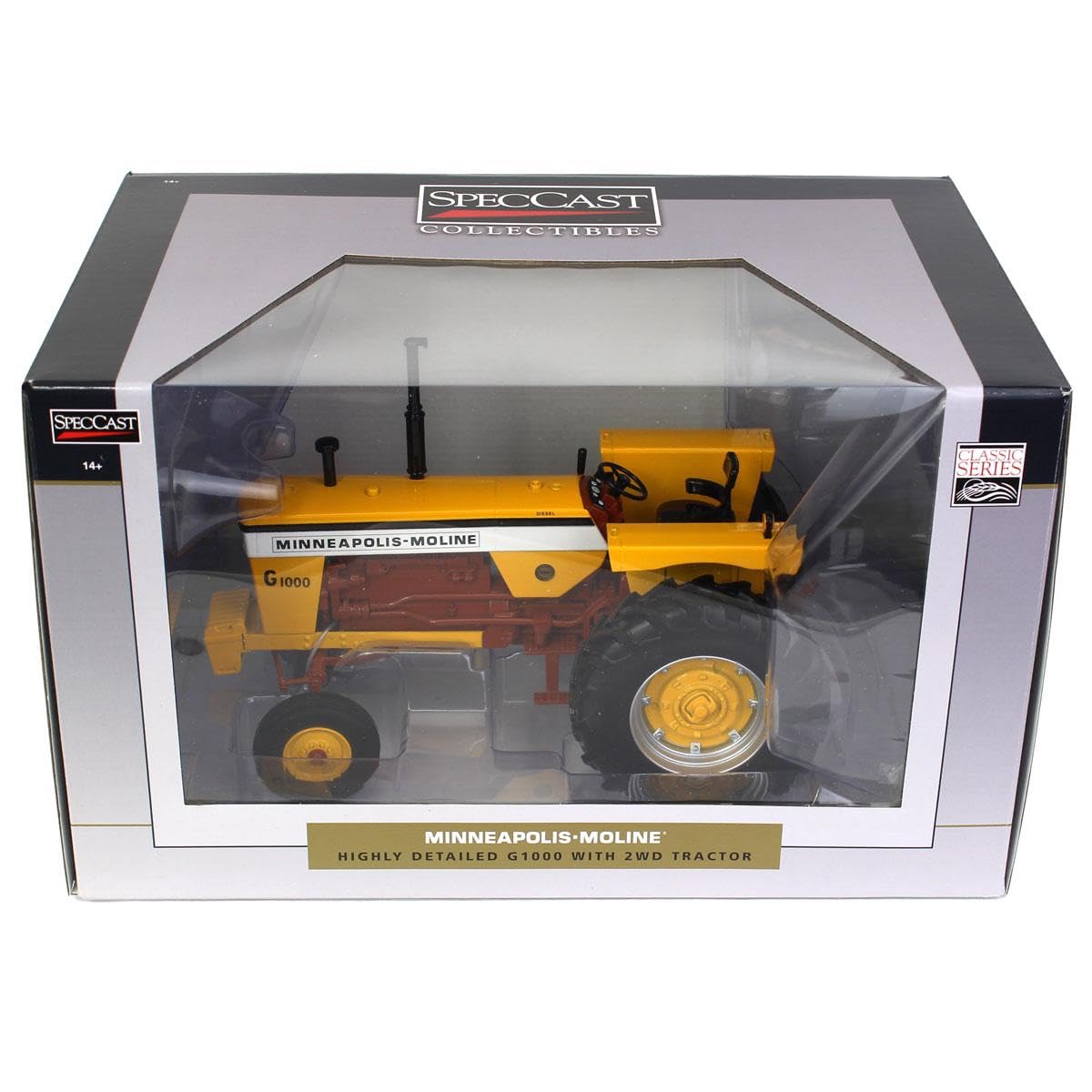 Amazon.com: Spec Cast 1/16 Minneapolis Moline G-1000 Brown Belly