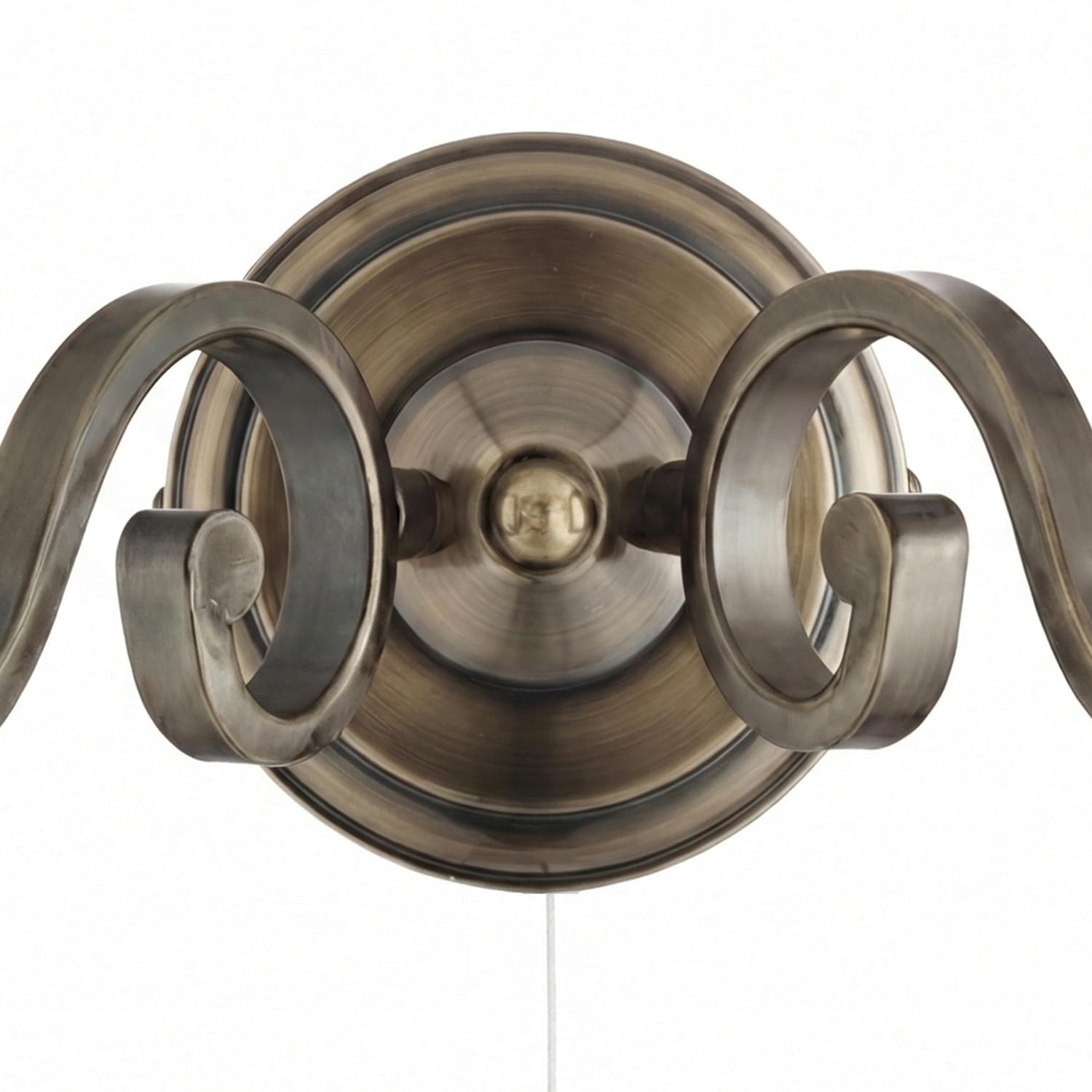 Licht-Erlebnisse Rustikale Wandleuchte in Gold Antik 2xE14 bis zu 60 Watt 230V aus Metall Schlafzimmer Wohnzimmer Esszimmer Lampe Leuchten innen