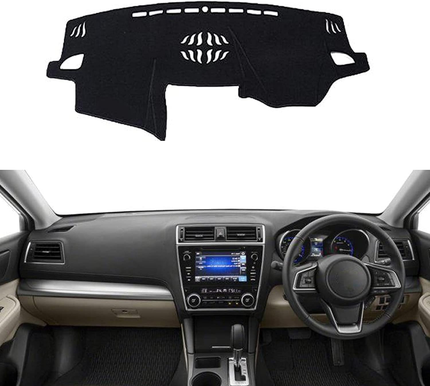 ZhangXD Car Dashboard Cover for Subaru Outback 2015-2019, Non-Slip Dash Board Sun Shield Protector Anti-Glare Anti Dust Interior Accessories